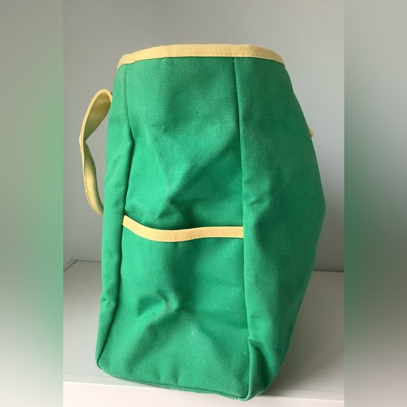 GAP EUC Vintage Green & Yellow summer beach bag - Picture 4 of 16